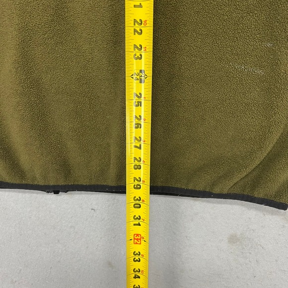 Patagonia Synchilla Fleece Vest Mens XXL Olive Green Full Zip Gorpcore - Picture 9 of 10